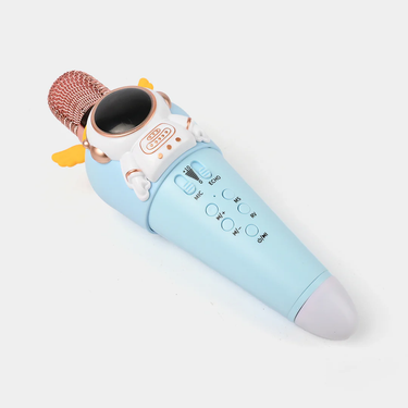 Rechargeable Spaceman Themed Handheld Bluetooth Microphone